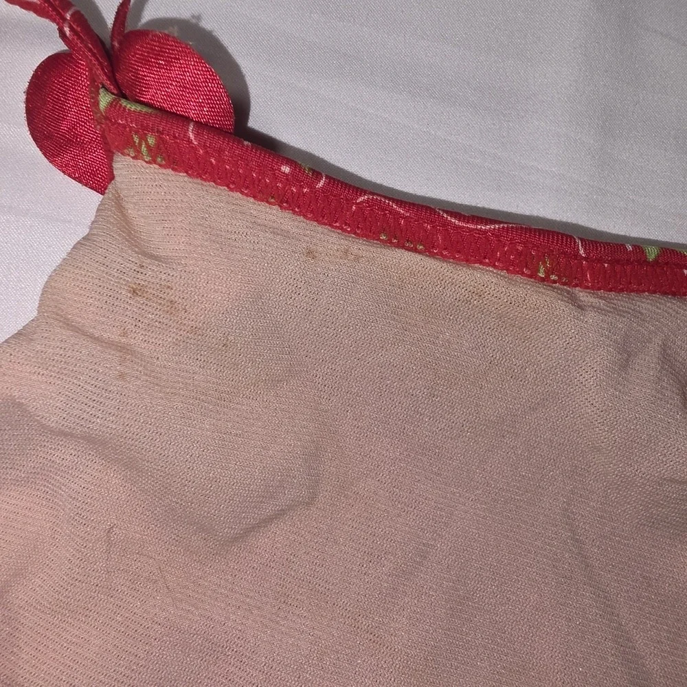 Vintage 2005 Strawberry Shortcake Girls Swim‎ Top Berry Fun Red Size 6 READ